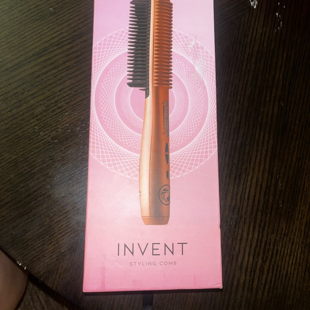 NOA Invent Thermal Styling Comb Black | Heated Hair Comb | Used Once | Original